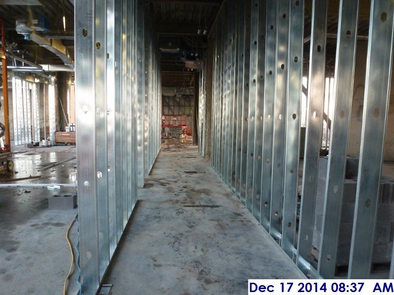 4th floor Interior Framing Facing West